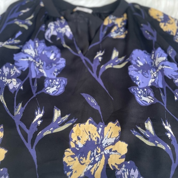 Ramy Brook Printed Puff Sleeve Blouse - Floral Print - Size Medium? - Picture 5 of 9
